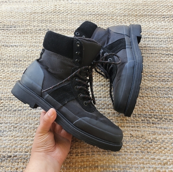 Hunter Insulated Commando Water Resistant Comfort Winter Rain Ankle Boots 6 - Picture 1 of 12